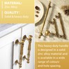 Vicycmc Antique Brass Cabinet Pulls 5 Inch(128mm) Hole Center,Vintage Retro