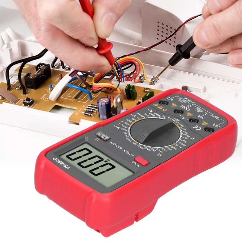 VS-890D Digital Multimeter AC DC Voltage Current Resistance Tester with