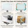 6 PCS 11"x8" Sublimation Glass Cutting Board with 6 Display
