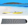 Polyester Black White Stripe Surfboard Sock Cover Protection Bag for