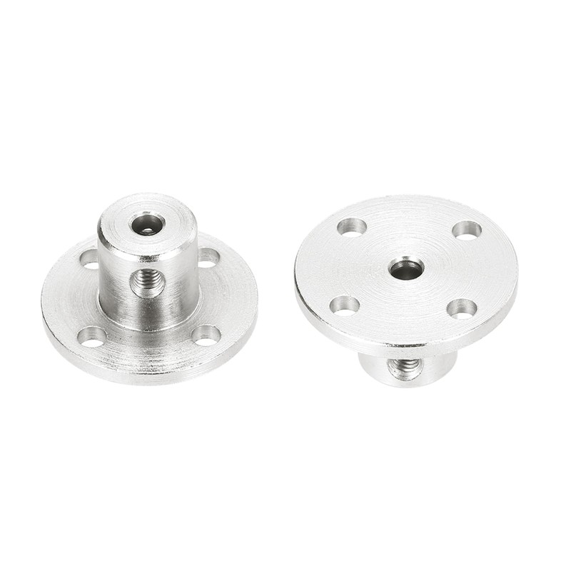 sourcing map 1 Pcs 3mm Flange Coupling Connector Rigid Guide