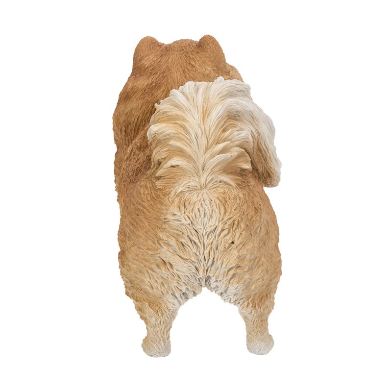 Hi-Line Gift Ltd. Medium Standing Pomeranian, Brown
