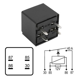 Zreneyfex 15328864 Relay Replacement for Chevy Replacement for GMC Replacement for Buick A/C Compressor Control Fuse Starter 12193604 96190189 D1741C Multi-Purpose Relay Four Pin 12V