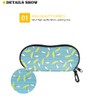 TOADDMOS Brown Horse Black Light Portable Sunglasses Soft Case Eyeglass