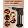 WANBRO 5 Pack of Torch Lighter, Powerful Windproof Jet Flame,