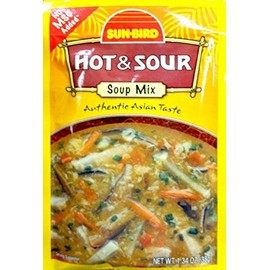 Sun Bird Hot and Sour Asian Soup Mix 1.34 Oz Packet (Pack of 2)