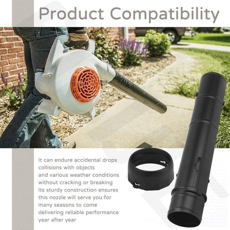 4241-760-8200 Leaf Blower Nozzle Tube with Lock Coupling Compatible with