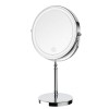 Deiovwxs Lighted Makeup Mirror 3000 mAh Rechargeable Double Sided Magnifying