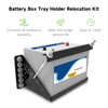 XIKOBY Universal Battery Mounting Tray, Battery Holder Bracket Compatible with