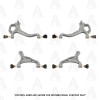 AUTOACER BUSHING KIT Front Upper & Lower Control Arm Bushing