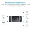 Cablecc KVM USB 3.0 Bidireccional Switch Selector 2 a 1