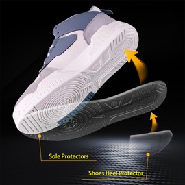 XQDALIN Sole Protector 1 Pair Clear Sole Protector for Sneakers Shoes Heel Protectors Self-Adhesive Non-Slip Cushion Noise Easy Application
