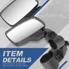 Auto Dynasty UTV Side Mirrors Convex Rear View Anti-Glare 360