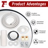 findmall 16FT Air Conditioning Tubing Hose Extension 1/4" and 3/8"