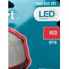 25W Equivalent A19 GP19 LED Light Bulb - Red