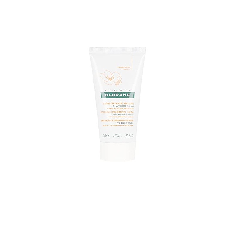 Klorane SOOTHING HAIR REMOVAL CREAM with sweet almond 75 ml