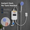 NOLITOY Electric Tankless Water Heater : Anti Scald Instant Hot