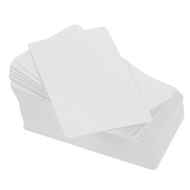 TEHAUX 100pcs Retro Kraft Blank Greeting Cards White Postcards for DIY Messages Scrapbooking and Invitations for Weddings Parties and Personal Notes