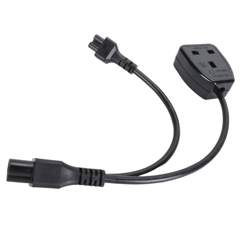 Power Plug Cable 30cm Y Shape IEC320 C6 Male to