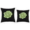 Iceberg Lettuce In A Vintage Style Throw Pillow