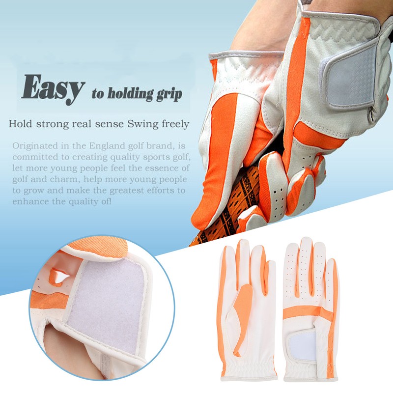 Professional Golf Gloves for Young Children Breathable Fiber Cloth Gloves