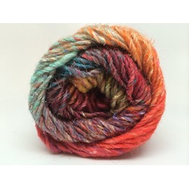 Noro Silk Garden Yarn 341 Plum/Mustard/Tomato/Tangerine