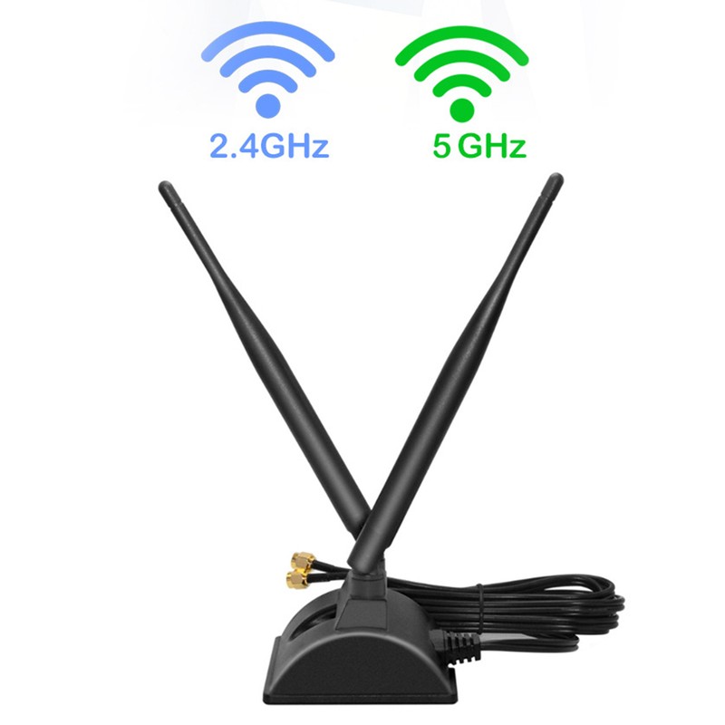 WiFi Antenna 2.4G/5G Dual Band 6DBI RPSMA Kit for Wireless