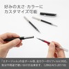 Pentel Gel Ink Ballpoint Pen, EnerGel Fillography, 0.5mm, Red Barrel,