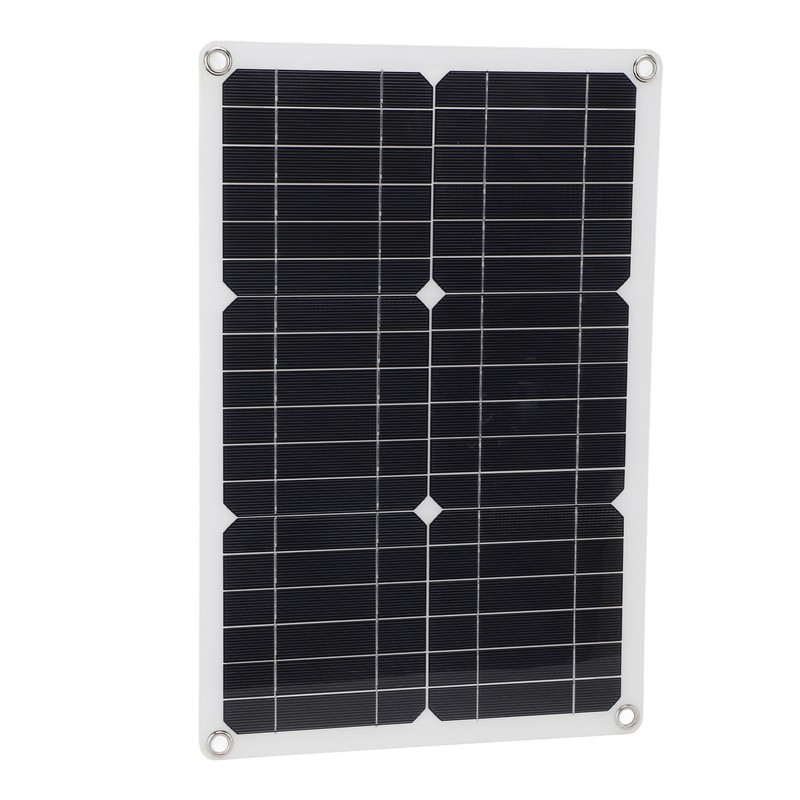 20W 18V Monocrystalline Solar Panel Kit Multifunctional Emergency High Efficiency