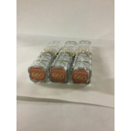 L'Oreal Paris LOT OF 3 - L'Oreal Paris Color Riche Shine Lipstick 660 - GET NUDE 5ml NEW