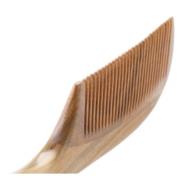 Onedor Handmade Sandalwood Hair Combs Set - Anti-Static Scented Wooden Wide Tooth and Fine Tooth Combs for Natural Hair Detangling