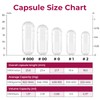 ATLEMISME Empty Capsules Size 000 1000 count,Clear Empty Gelatin Capsules