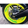 Motorcycle Custom Wheel Rim Sticker Decal 8 Colors (Black)