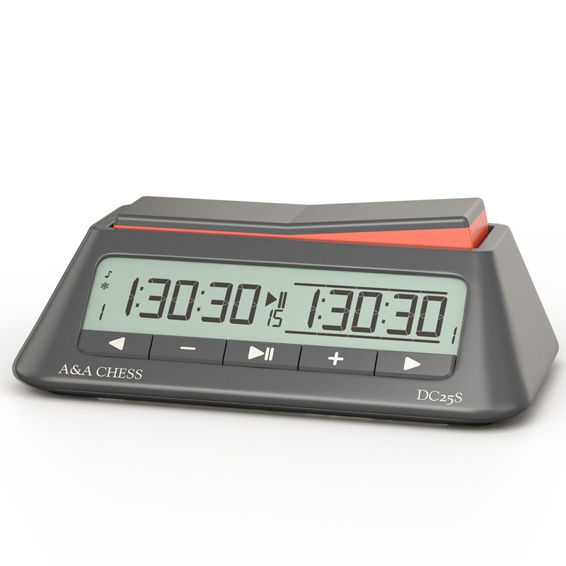 A&A Chess Clock, Digital Chess Timer with 36 Tournament Modes,