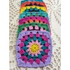 Crochet Granny Square Doily Appliques Embellishments, Scrap Booking, Small Wedding