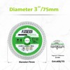 FACHLICH 3 inch Diamond Blade - Tile Cutting Disc 2pcs