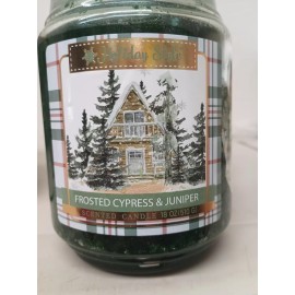 Old East Main Co. New Old East Main Holiday Style Candle Frosted Cypress & Juniper Christmas 18 oz