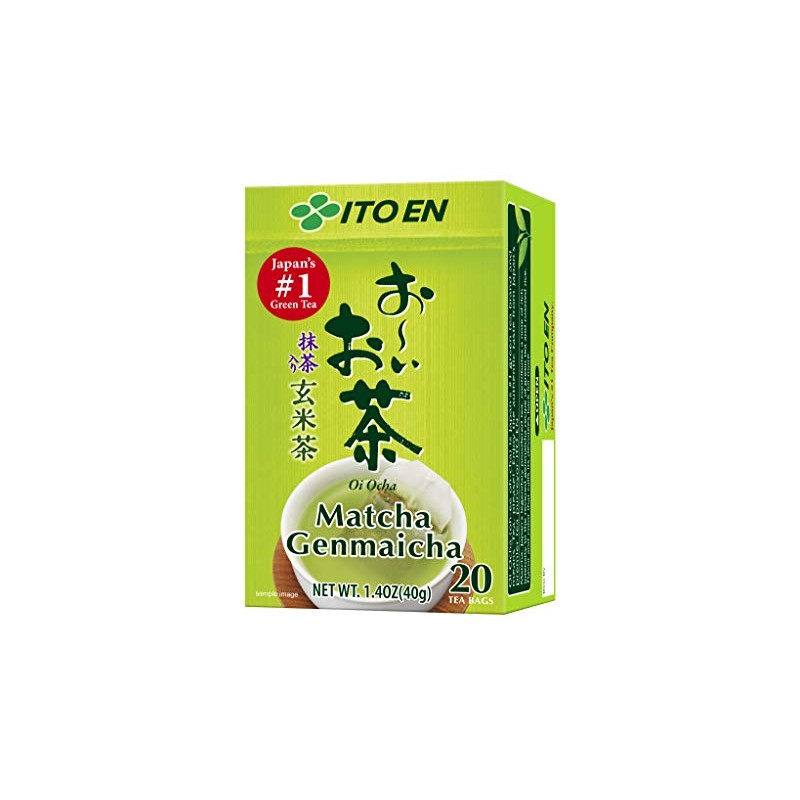 Ito En Oi Ocha Genmaicha Tea, 20-Count, 1.8 Ounce Boxes