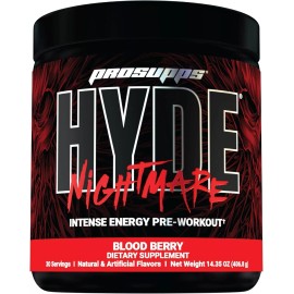 ProSupps Pro Supps Hyde Nightmare Intense Energy Pre-Workout 30 Servings 4 Flavors New - Blood Berry