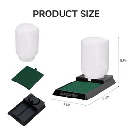 Giangarden 500ml Cricket Reptiles Water Feeder Reservoir Keeper, 2-in-1 Automatic Water Dispenser with Unique Sponge Pad Design for Geckos, Lizards, Bearded Dragons, Turtles