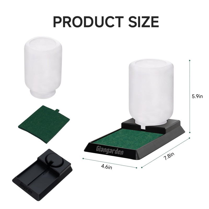 Giangarden 500ml Cricket Reptiles Water Feeder Reservoir Keeper, 2-in-1 Automatic
