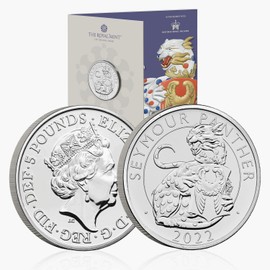 RoyalMint The Royal Mint 2022 Royal Tudor Beast 01 Seymour Panther UK £5 BUNC Royal Mint Pack