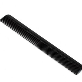 (Black) Cut comb Beauty salon comb Barber comb Guide comb Hairdresser comb Hair comb 7ea