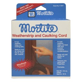 Frost King Thermwell F4WT 0 45' Woodtone Caulk Cord, 9.5-Ounce, 45-Foot Long, Ft