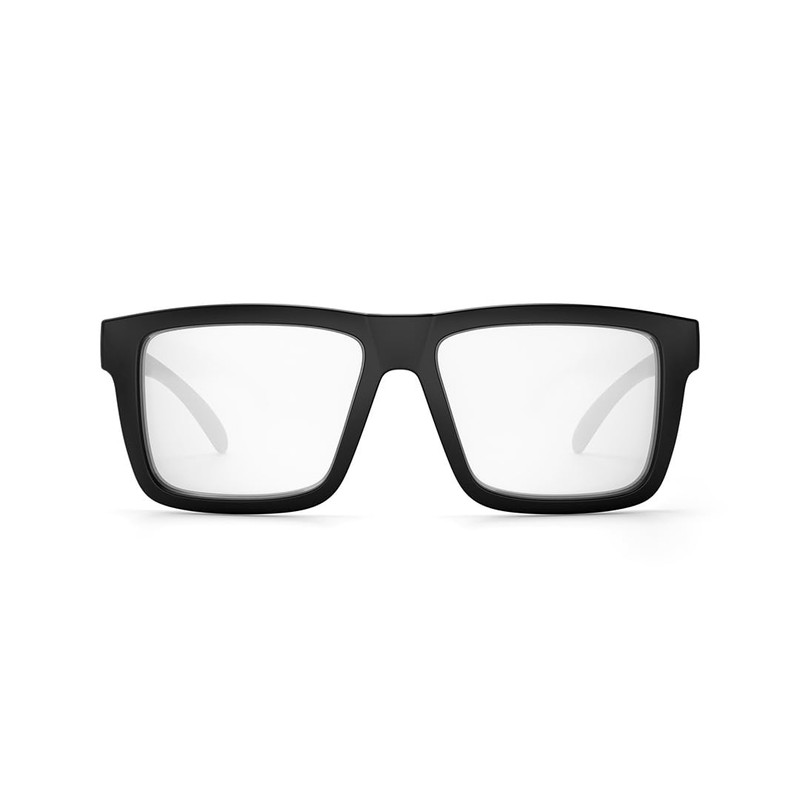 Heat Wave Visual XL Vise Z87 Black Sunglasses in Clear