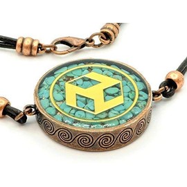 ZZYBIA Reiki Antahkarana Orgone Pendant with Turquoise