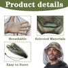 2PCS Midge Nets for Head, Bug Bee Keeper MidgeNet, Breathable