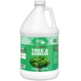 Bloom City's Tree & Shrub Fertilizer - Tree & Evergreen Fertilizer - Shrub Fertilizer for Healthier Growth, Gallon (128oz)