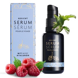 PHYTOMED | Gesichtsserum mit Hyaluron | Bio Rosenwasser & Knospenextrakte | 30ml | Feuchtigkeitsspendend | Glättend | 100% natürlich & vegan | Naturkosmetik | Made in Switzerland