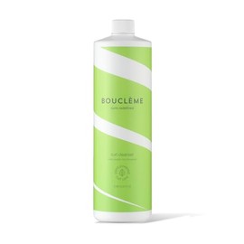 Bouclème Curl Cleanser Curl Cream for Dry & Stressed Curls I Moisturising Curls Care with Coconut & Argan Oil Intensive Care 1L